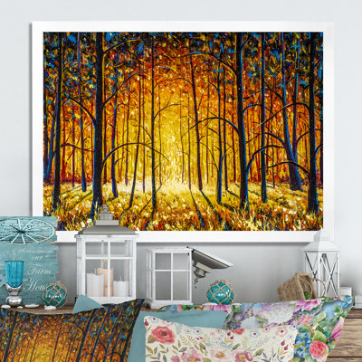 «Path To The Enchanted Forest II», reproduction encadrée sur toile