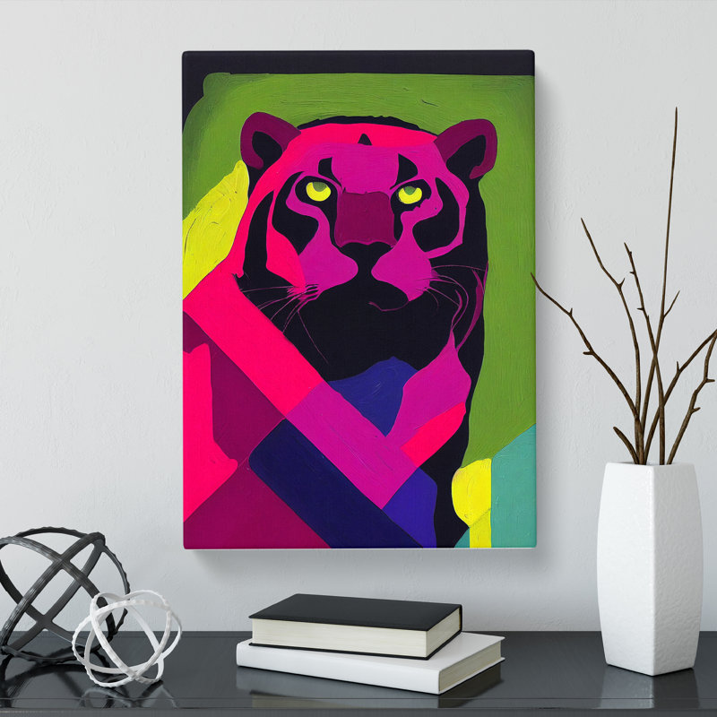 Panther Pop Vol.2 - Wrapped Canvas, 60cm H x 40cm W x 3cm D
