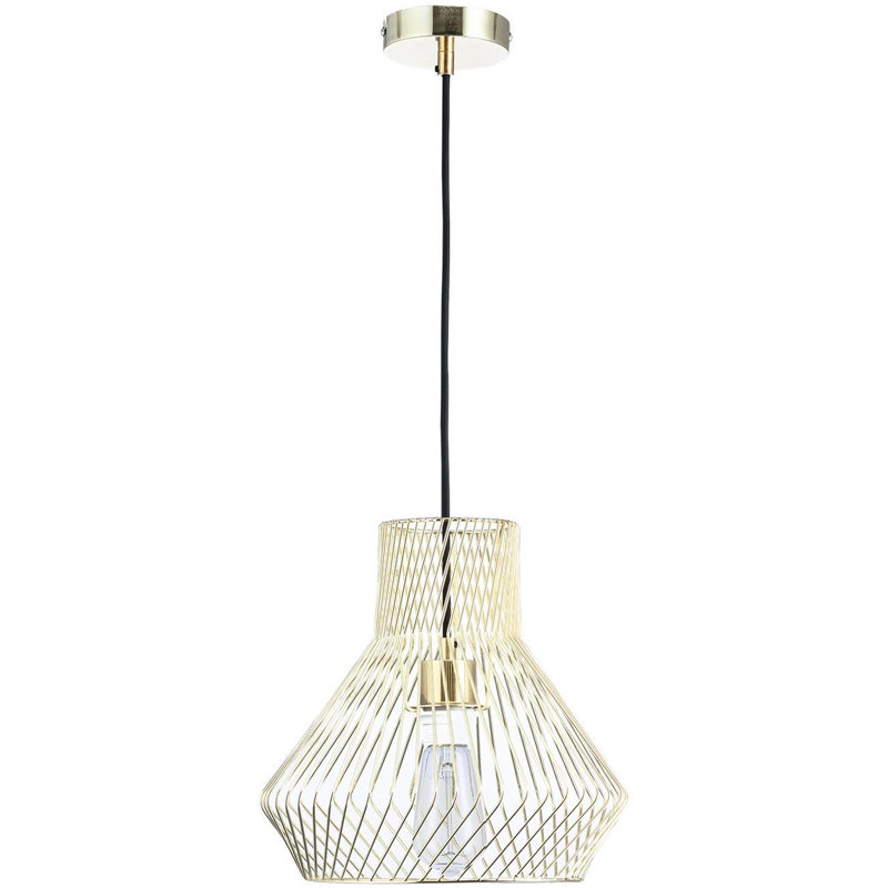 Maughan 1 - Light Dome Pendant, Gold, Gold/Black
