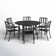 Argyri 6 - Person Metal Patio Dining Set with Round Table