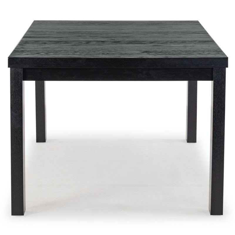 Desmond Extendable Wood Dining Table, Black
