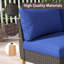 Canapé modulaire d'extérieur réversible avec coussins 92,71 po Tuule-784879198