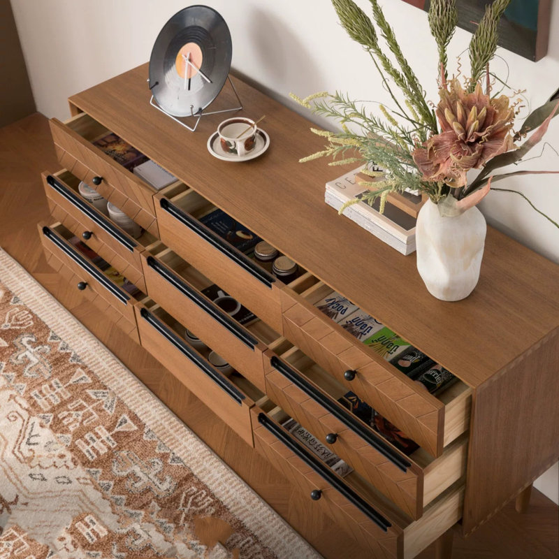 Multi-Drawer Retro Sideboard
