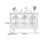 Buffet de rangement de style rétro français-1855327222