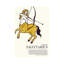 Zodiac Gold Sagittarius by The Whiskey Ginger - Wrapped Canvas Gallery-Wrapped Canvas Giclée-1295457382-1339764411