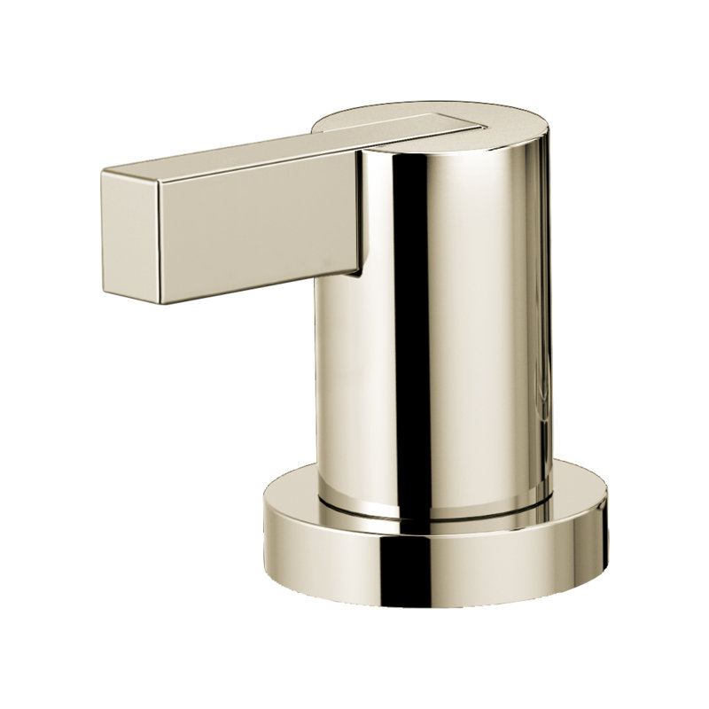 Litze® Roman Tub Faucet, Extended Lever, Polished Nickel