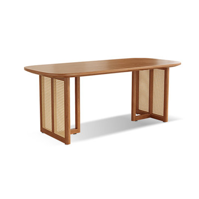 Table de salle à manger brune