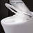 Compact Dual Flush Toilet With Self-Cleaning Nozzle, Foot Sensor Flush, White Night , Knob Control, Cold Water Wash, Strong Soft Close, , Water-Conserving Smart 1/1.28 , Energy