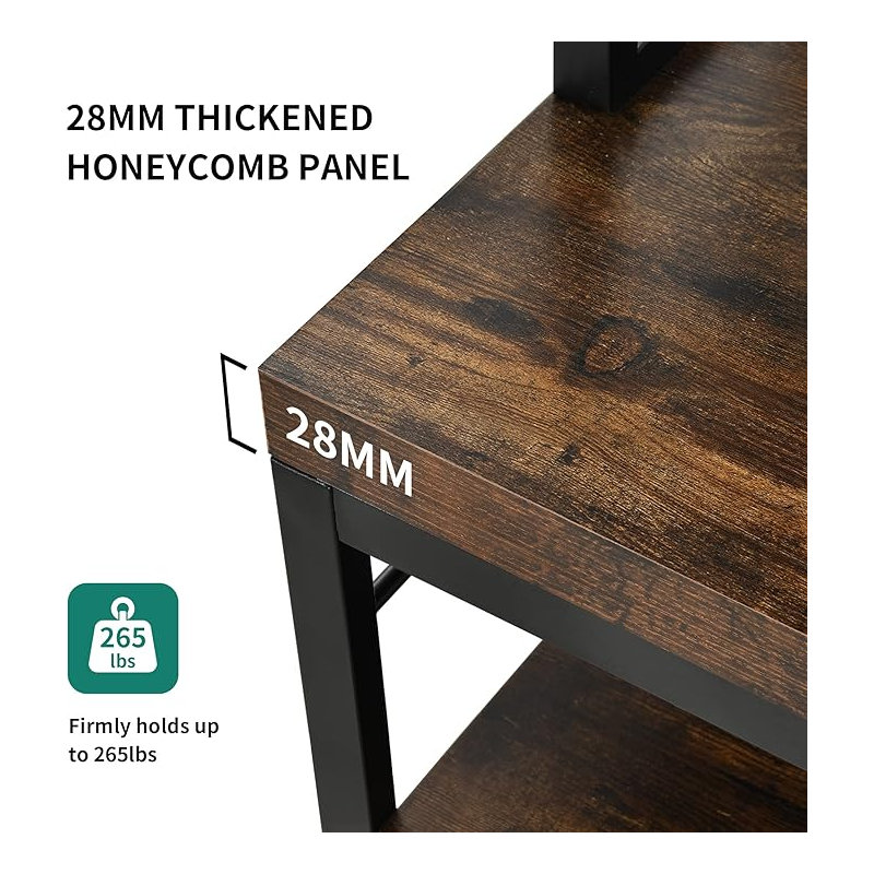 Kealy Wood Kitchen Island