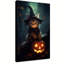 Affiche de chat mignon citrouille d'Halloween-129631130