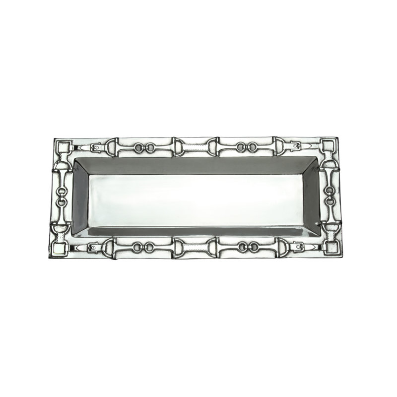 Equestrian Metal Decorative Tray