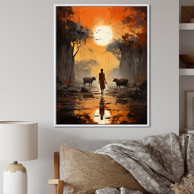 Art africain africain Dinka