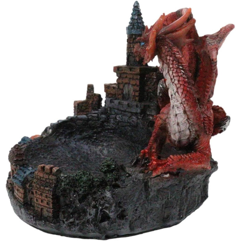 Figurine médiévale en forme de cendrier rouge