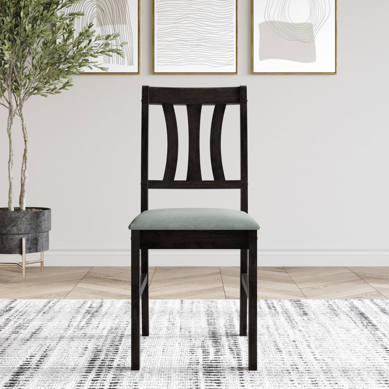 4 - Person Four Leg Dining Set, Black