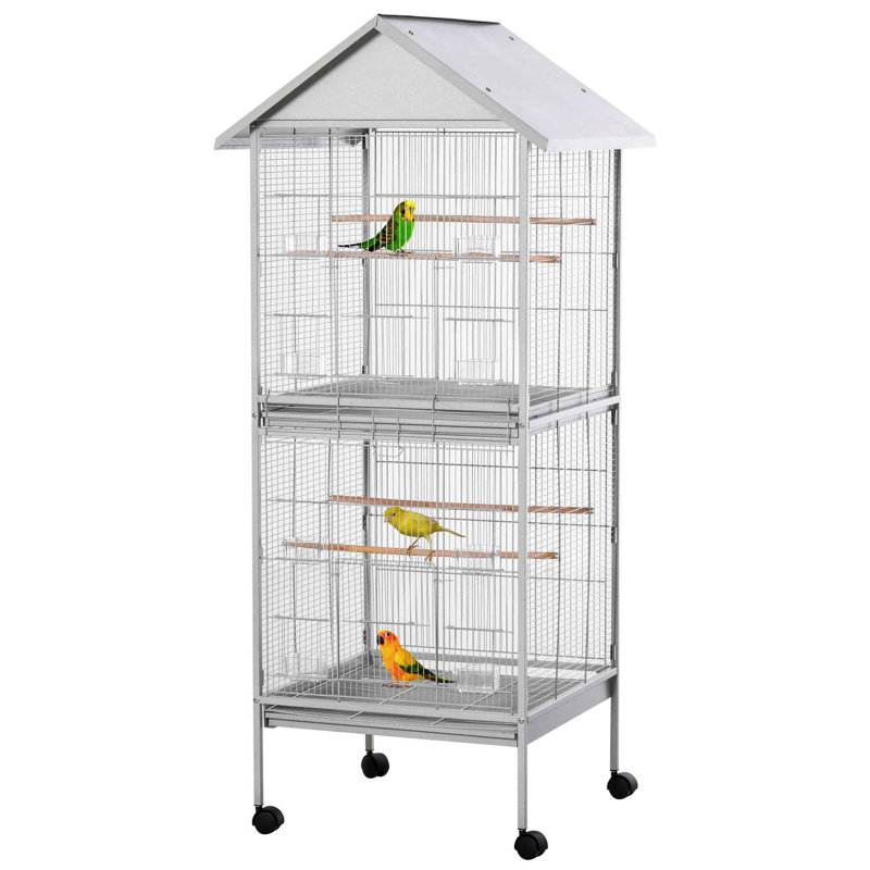 Cage à oiseau en acier 67 po Keytesville