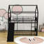Lit superposé simple avec glissade Antwaun Kids-1106395549