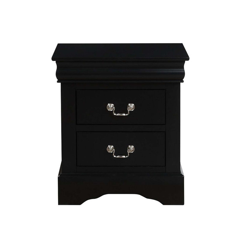Table de chevet 2 tiroirs en bois