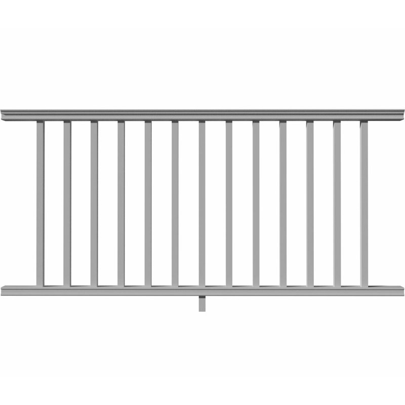 Ensemble de rails de niveau Providence, Panneau d'escalier en aluminium x 6 pi