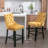Simonton Upholstered Counter Stool with Solid Wood Frame-1289024412-1289024413