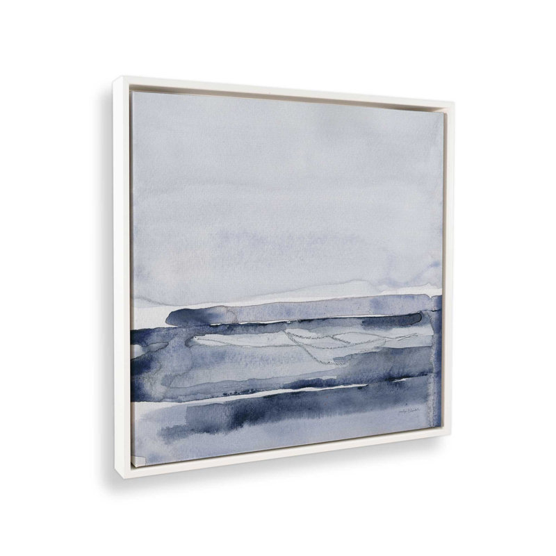 «Gray Skies II» par Jocelyn Elizabeth, reproduction d'art, 36 W x 36 H, White, Framed Canvas