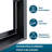 VTI 56"-60" W X 72" H Sliding Frameless Shower Door