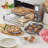 Circulon Bakeware Nonstick Toaster Oven and Personal Pizza Pan Baking Set, 4 Piece
