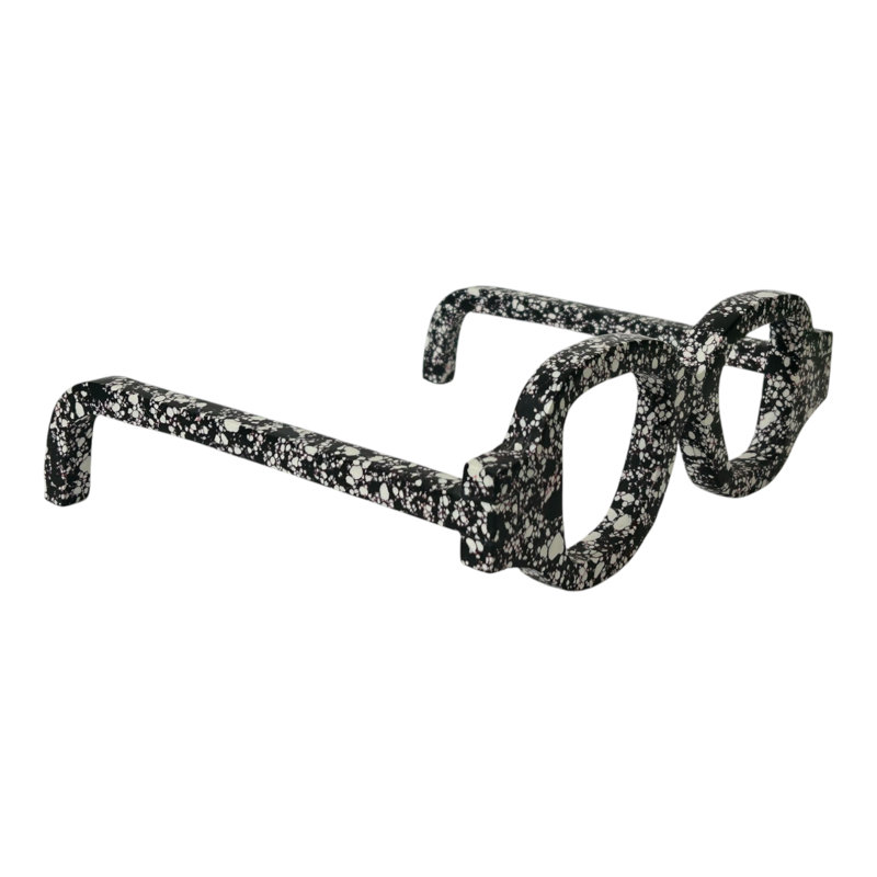 Figurine en pierre en forme d'objet décoratif sculpture ornement moderne sculpté Accent Art abstrait Silhouette présentoir intérieur Artisan Nouveauté lunettes Figurine Détail architectural