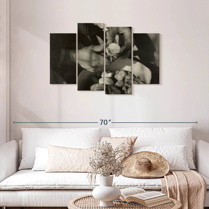 Senne Georgia O'Keeffe Hands 1920-1922, H 27 po x l 43 po
