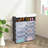 12-Cube DIY Portable Plastic Shoe Rack with 6-Tier Transparent Doors