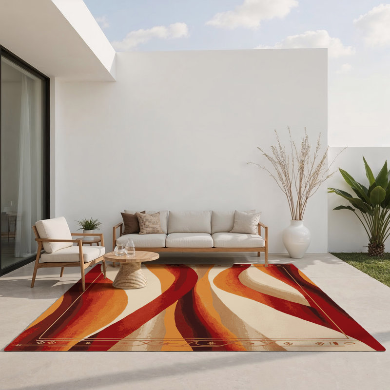 Tapis intérieur et extérieur Barren Haven, Rectangle 1 pi 6 po x 2 pi 6 po