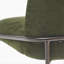 Ensemble de 2 tabourets d'intérieur revêtus de métal, structure en bronze antique avec tissu vert-1336683860