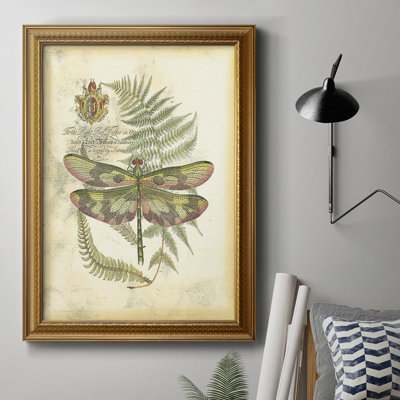 Regal Dragonfly IV (PP), toile encadrée de qualité supérieure - prête à être accrochée