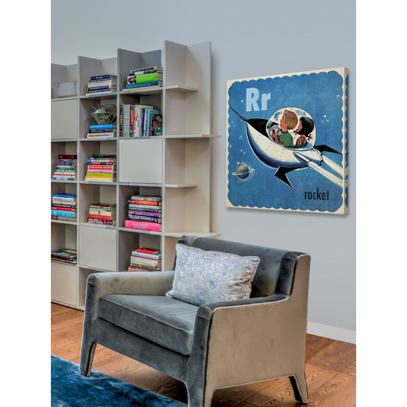 «Rocket», reproduction sur toile tendue, H 32 po x l 32 po x P 1,5 po