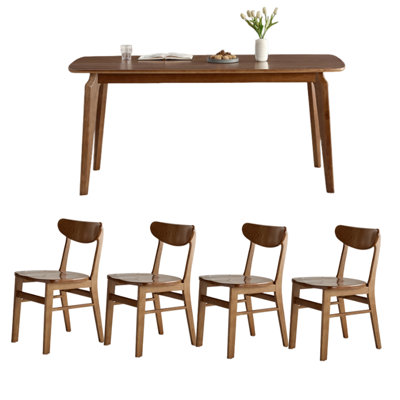 Table de salle à manger en frêne massif