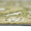 Tapis Dorceans Transitional Floral tissé à la main en laine de Nouvelle-Zélande vert olive-1269984008