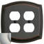 2-Gang Duplex Outlet Wall Plate-22320013