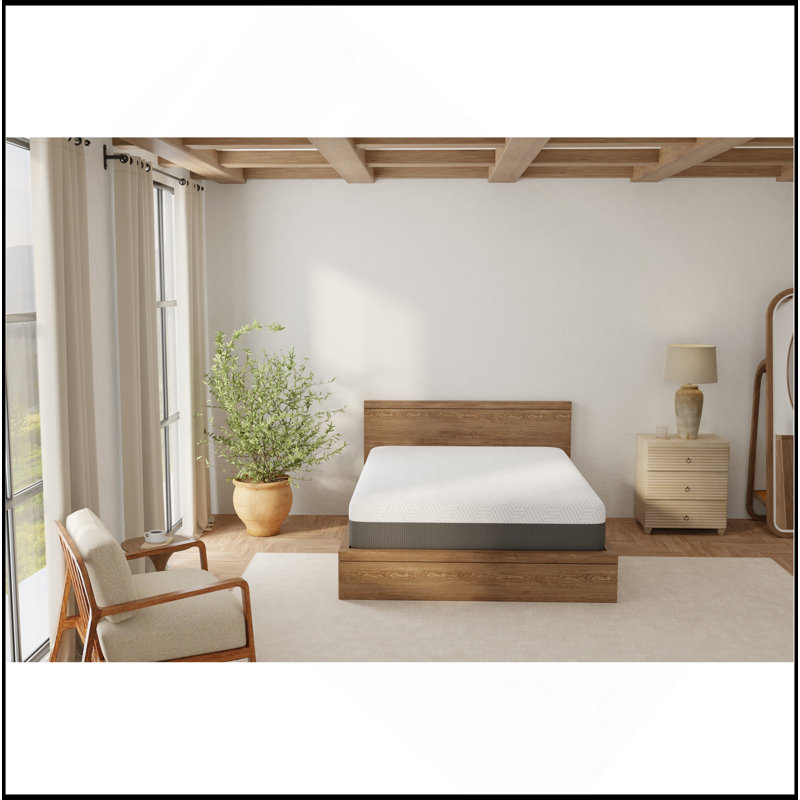 Matelas souple de 12 pouces avec housse de refroidissement, Très grand lit