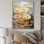 Golden Pond Lotus Tranquility I sur toile