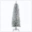 Arbre de Noël artificiel avec 263 pointes enneigées, base en métal, arbre de Noël réaliste