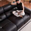 Genuine Leather Modular Sofa cushion couch-134830038-134830041