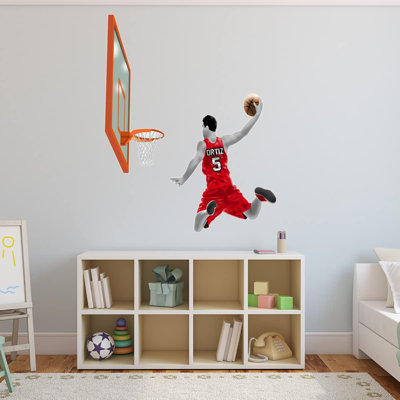 Adhésif décoratif joueur de basketball