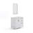 Elizabeth 36" Carrara White Marble Countertop Bath Vanity with Mirror-1863834