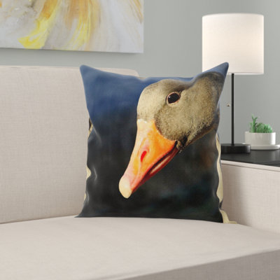 Coussin décoratif oie greylag
