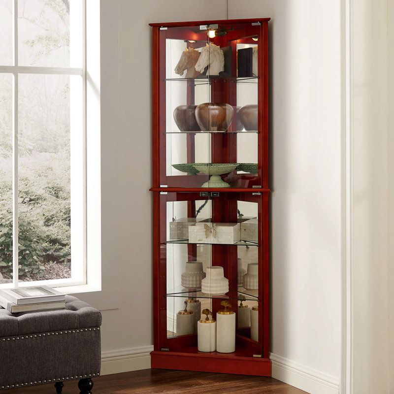 Armoire d'angle Curio