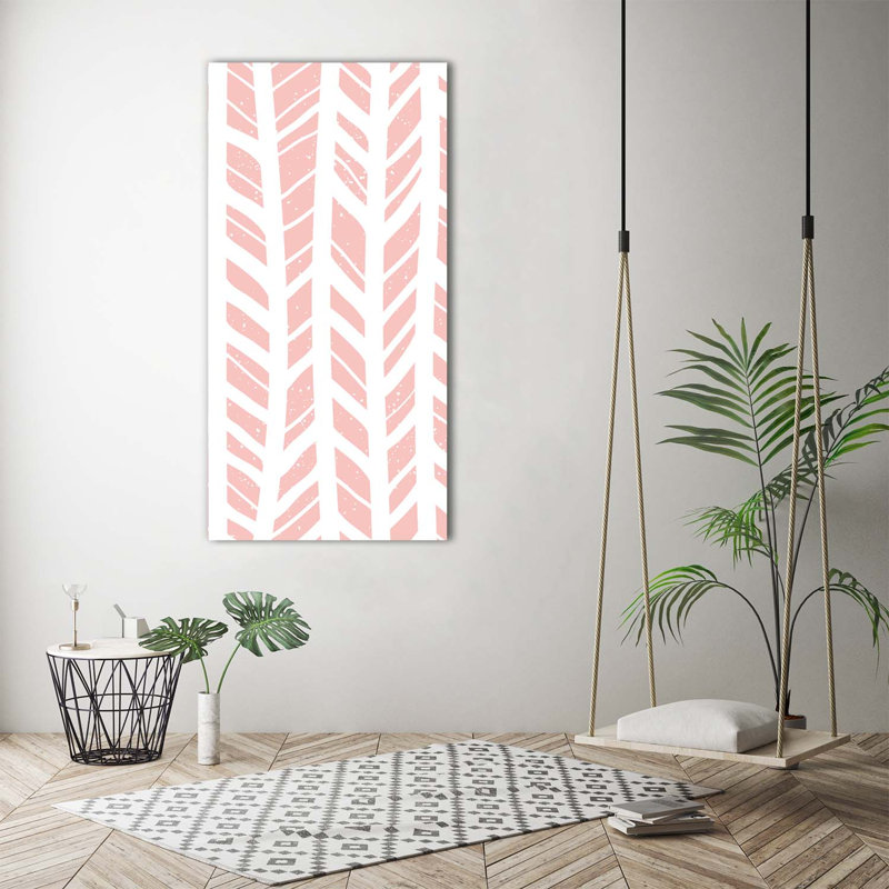 Herringbone - Wrapped Canvas Print, 140cm H x 70cm W