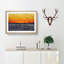 An Orange Sunset - Picture Frame Painting-56632944-56632946