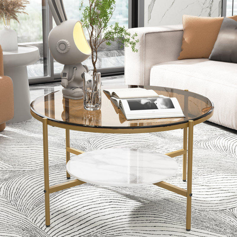 Table basse Shontoya, Or