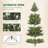9Ft Artificial Sparse Christmas Tree-787334022-787334019