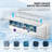 1,2000 BTU Smart Control Air Conditioner Mini Split Heat Pump Set with Timer with Remote Included