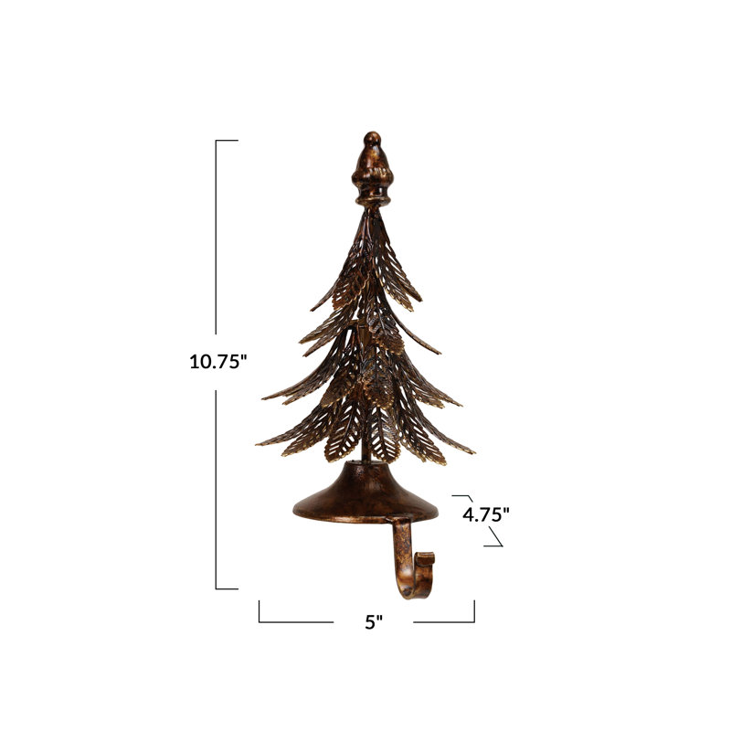 Metal Tree Shaped Stocking Holder